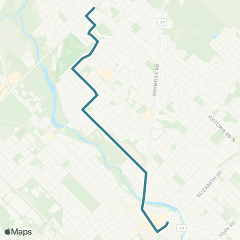Guelph Transit Delhi map