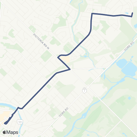 Guelph Transit Grange map