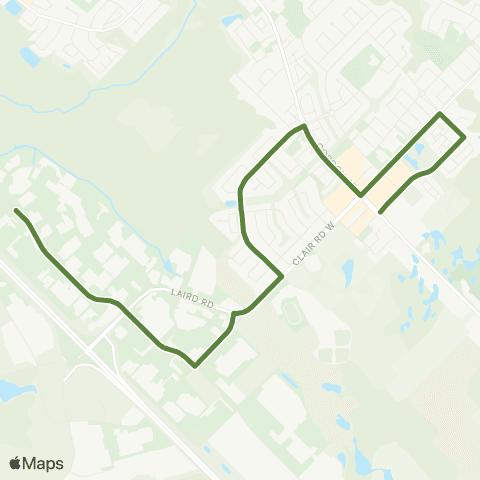 Guelph Transit Southgate map