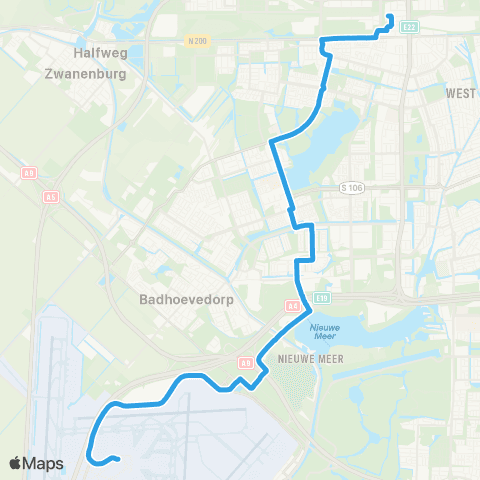 GVB Buslijn 369 map