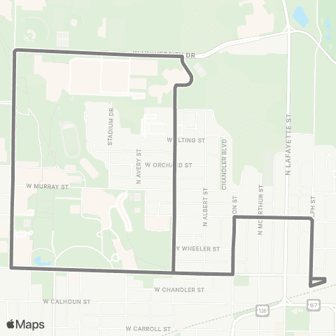 Go West Transit Amtrak map