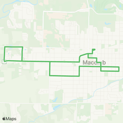 Go West Transit Central map