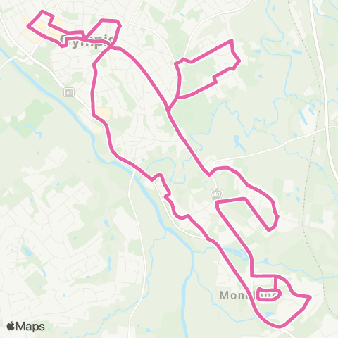 Translink Gympie Gympie Southern, Northern and Central loops map