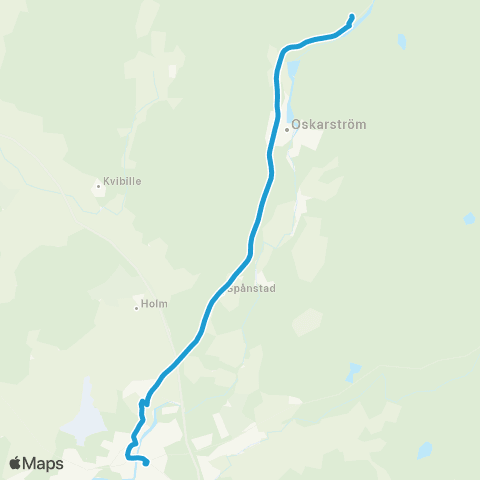 Hallandstrafiken Halmstad Resecentrum—Spenshult Övre map