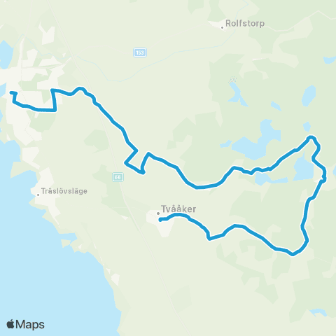 Hallandstrafiken Varberg Peder Skrivares Skola—Tvååker Centrum map
