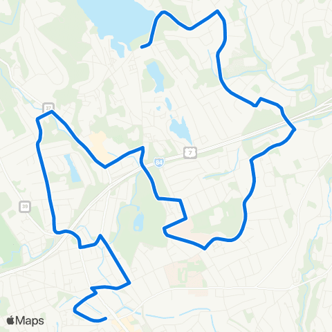 HARTransit Hospital - Town Park map