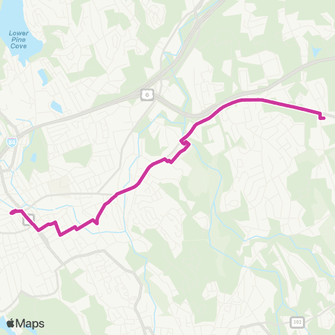 HARTransit Newtown Rd. - Stony Hill Rd. map