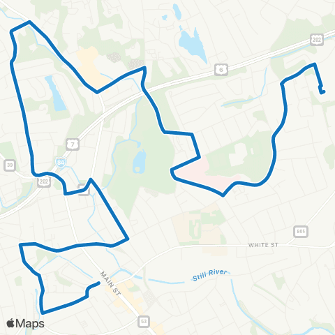 HARTransit Rose Hill - Hospital map