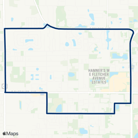 HART University Area Connector map