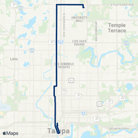 HART Florida Avenue map