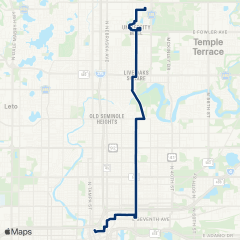 HART 22nd Street map