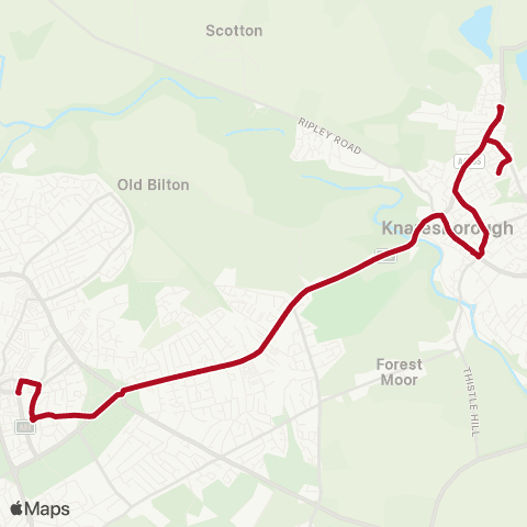 The Harrogate Bus Company Hgte Bus Sta Stand 10 - St James Retail Pk map