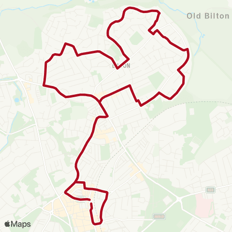 The Harrogate Bus Company Bus Station Stand 5 - Bus Station map