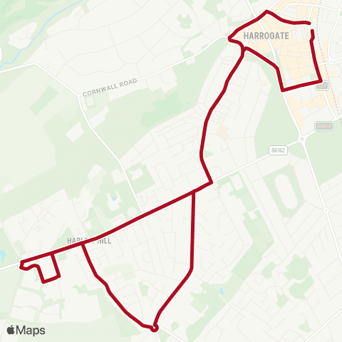 The Harrogate Bus Company Bus Station Stand 4 - Bus Station map