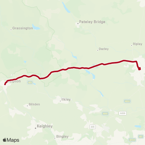 The Harrogate Bus Company Bus Station Stand 1 - Bus Station map
