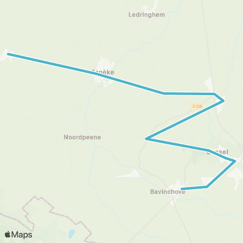 Hop Bus Hop À la Demande A1 map