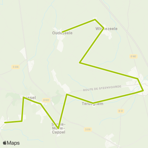 Hop Bus Transport À la Demande B map