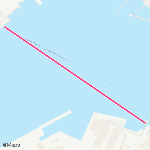 Harbor Connector Maritime Park – Locust Point map