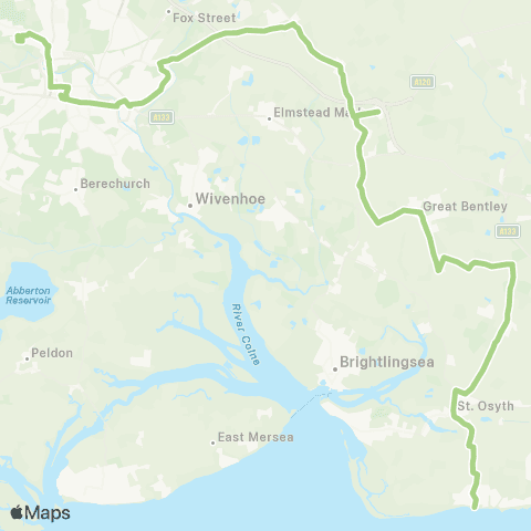 Konectbus Apprentice Drive - Beach Front map