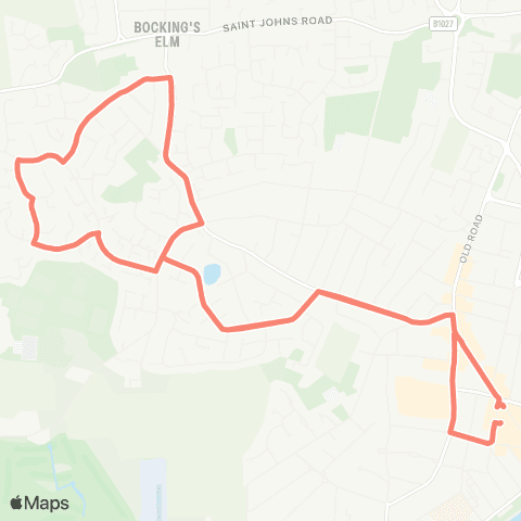 Konectbus Pier Avenue - Pier Avenue map