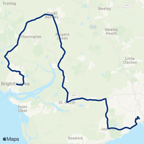 Konectbus Pier Avenue - Victoria Place map