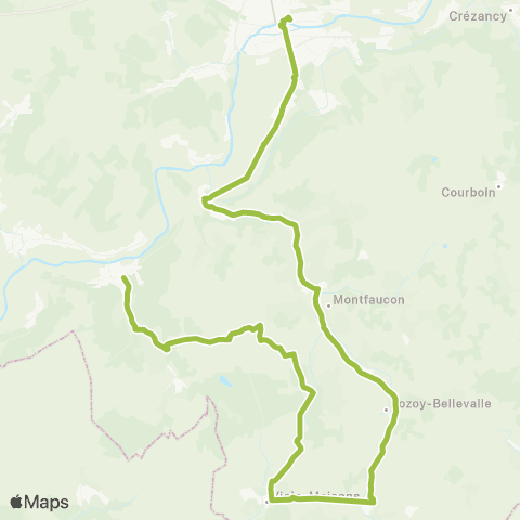 Hauts-de-France Car 02 Nogent - Château-Thierry map