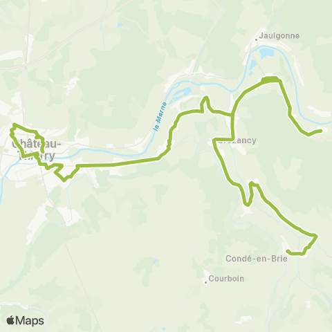 Hauts-de-France Car 02 Baulne en Brie - Condé en Brie - Château map