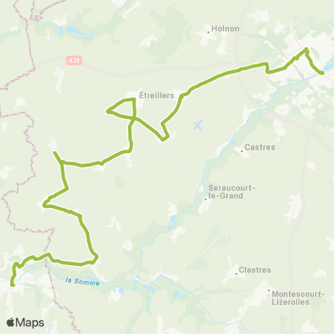 Hauts-de-France Car 02 Saint Quentin - Ham map