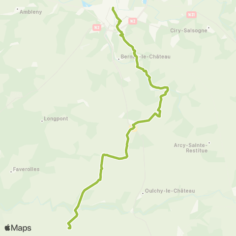 Hauts-de-France Car 02 Neuilly Saint Front - Soissons map