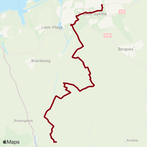 Hauts-de-France Car 59 - Nord Dunkerque / Drincham map