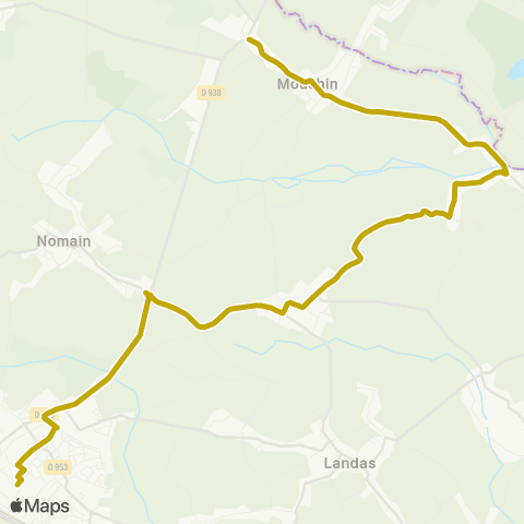 Hauts-de-France Car 59 - Nord Orchies / Mouchin map