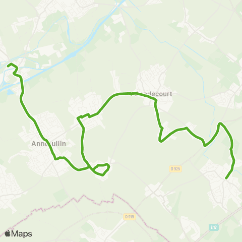 Hauts-de-France Car 59 - Nord Phalempin / Carnin / Sainghin en Weppes map