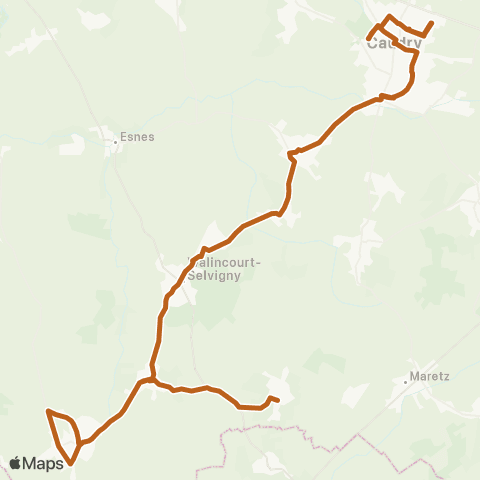 Hauts-de-France Car 59 - Nord Villers Outreaux - Caudry map