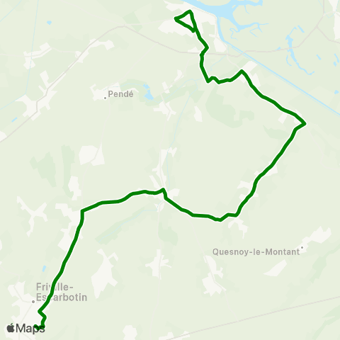 Hauts-de-France Car 80 St Valery s/ Somme – Friville Escarbotin map