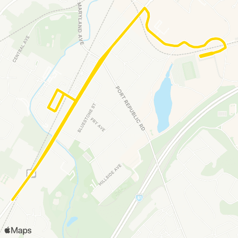 HDPT Jmu Yellow (Saturdays) map