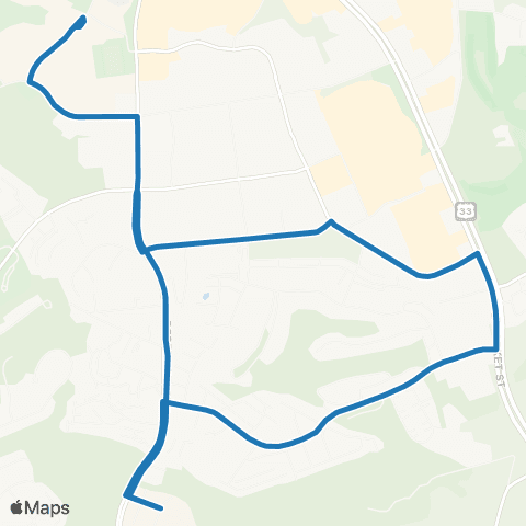 HDPT Jmu Blue Line map