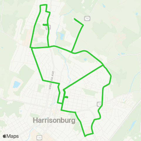 HDPT Route 5-B map