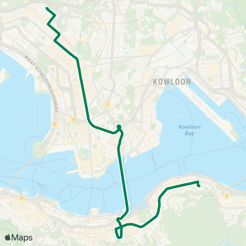 Kowloon Motor Bus North Point - So Uk map