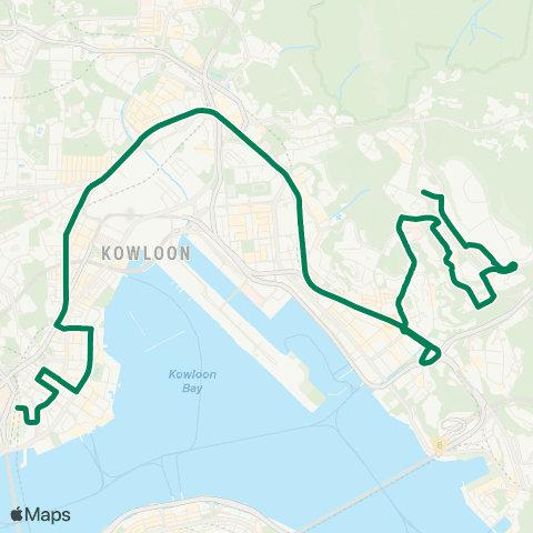 Kowloon Motor Bus On Tai (North) - Hung Hom Station map