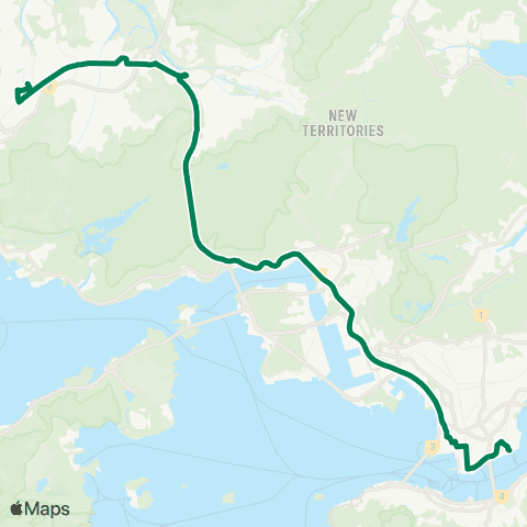 Kowloon Motor Bus Long Ping Sta - Hung Hom (Hung Luen Rd) map