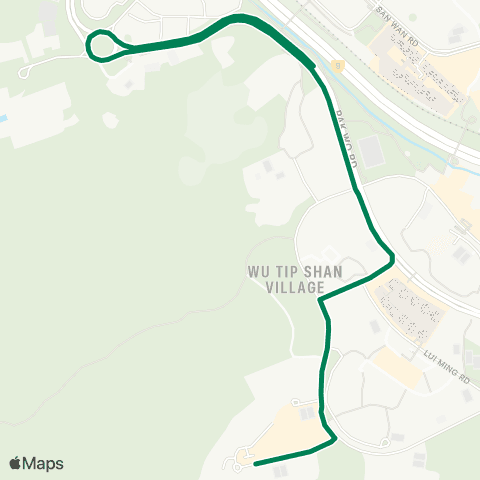 Kowloon Motor Bus Fanling (Fai Ming Rd) - Fanling Station map