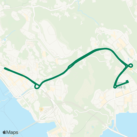 Kowloon Motor Bus Sheung Tak - Ngau Tau Kok Sta (Circular) map