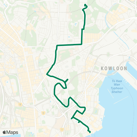 Kowloon Motor Bus Hung Hom (Hung Luen Road) - Lok Fu map