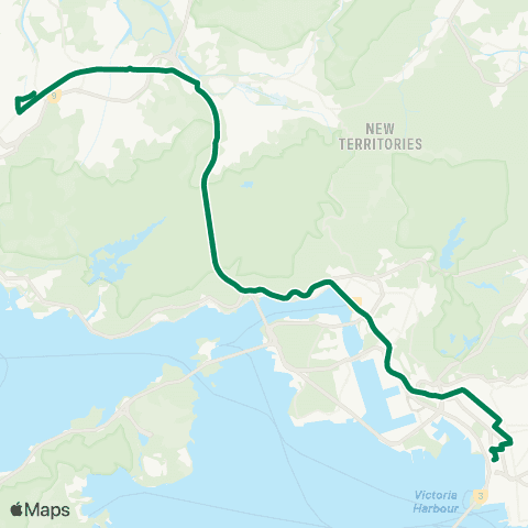 Kowloon Motor Bus Hung Shui Kiu (Hung Fuk Estate) - Mong Kok (Pk Av) map
