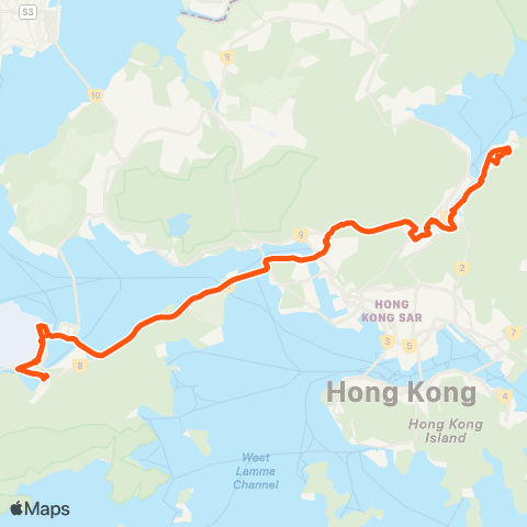 Long Win Bus Yiu On Bus Terminus - Tung Chung Station map