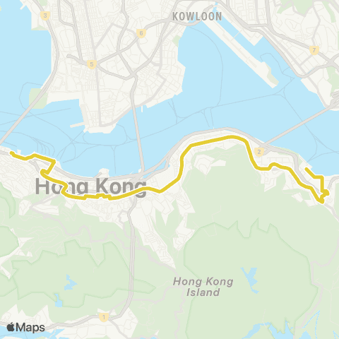 Citybus Grand Promenade - Central (Macao Ferry) map