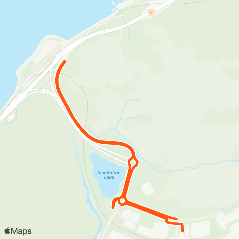 Long Win Bus Disneyland - Lantau Link Interchange (Circular) (Omit Inspiration Lk) map
