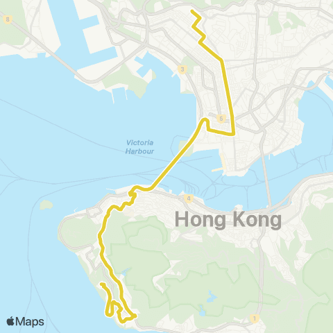 Citybus Cyberport - So Uk Estate map
