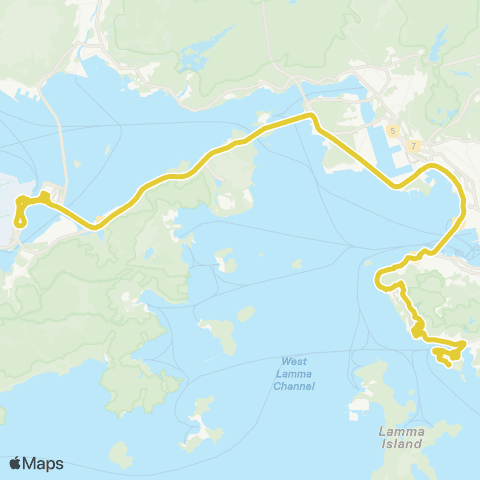 Citybus Ap Lei Chau (Lee Lok St) - Airport (Ground TC) map