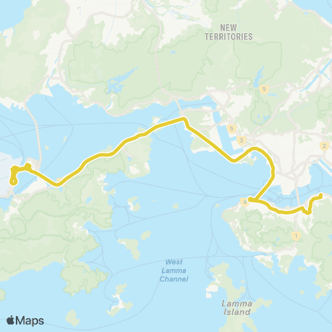 Citybus N Point Ferry Pier - Airport (Ground TC) map
